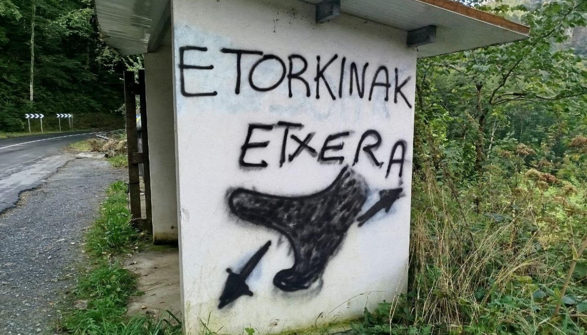Pintada anti inmigración